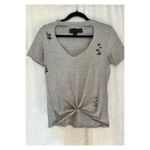 •Polly & Esther• distressed tshirt